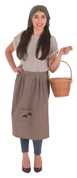 Creaciones Llopis Disfraz Delantal y Pañuelo Castañera Talla L
