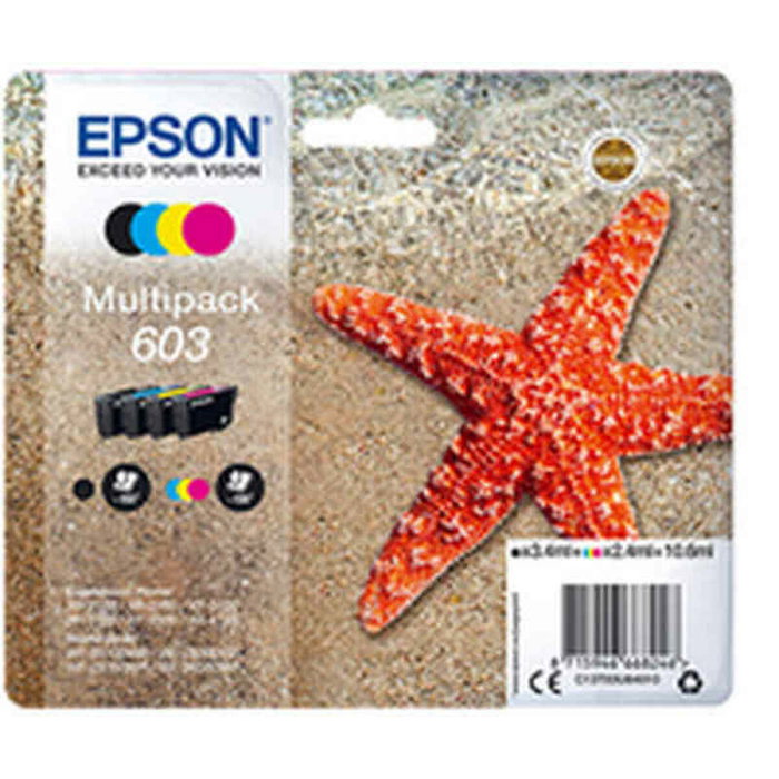 Epson Multipack de Tinta 603 (C13T03U64010) - Negro, Cian, Magenta, Amarillo Epson Multipack de Tinta 603 (C13T03U64010) - Negro, Cian, Magenta, Amarillo