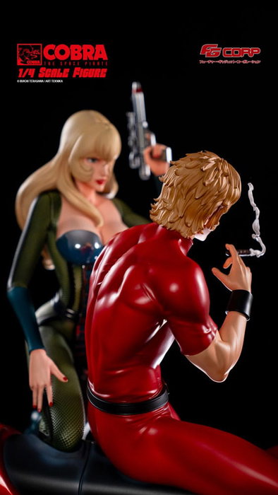 Future Gadget Corporation Space Pirate Cobra Estatua 1/4 Cobra & Jane Royal (Spacesuit Ver.)