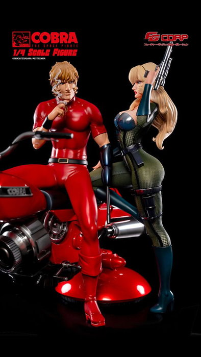 Future Gadget Corporation Space Pirate Cobra Estatua 1/4 Cobra & Jane Royal (Spacesuit Ver.)
