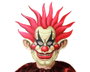 Atosa Máscara de Payaso Gigante XXL con Pelo Rojo y Cara Macabra