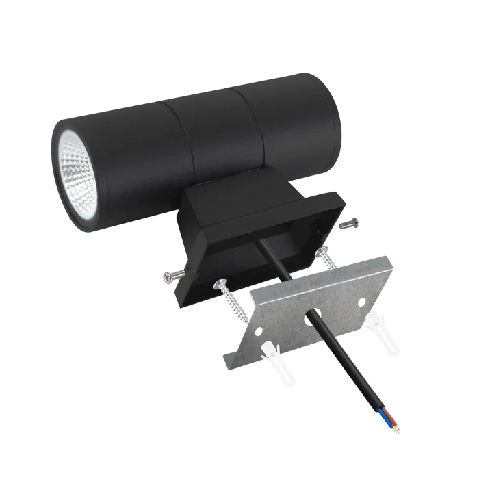 Aplique LED Exterior 2x7W 14W 1400 lúmenes 4000K Aluminio
