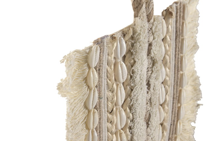 DKD Home Decor Decoración de Pared de Algodón y Yute, Pack de 3 Surtidos DKD Home Decor Decoración de Pared de Algodón y Yute, Pack de 3 Surtidos