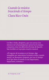 Cuando la música trasciende el tiempo, Clara Rico Osés - TEMPORAL CASA EDITORA