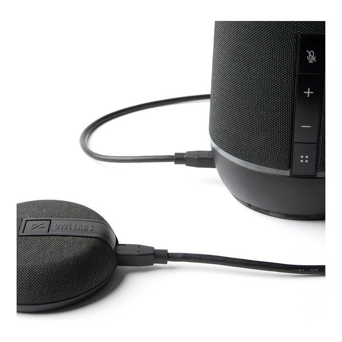 Owl Labs Meeting Owl 4+ Expansion Mic - Cámara Conferencia 4K, 360 grados, 64 MP, Wi-Fi, Audio Extendido a 2.5 m, con Micrófono Omnidireccional, USB-C