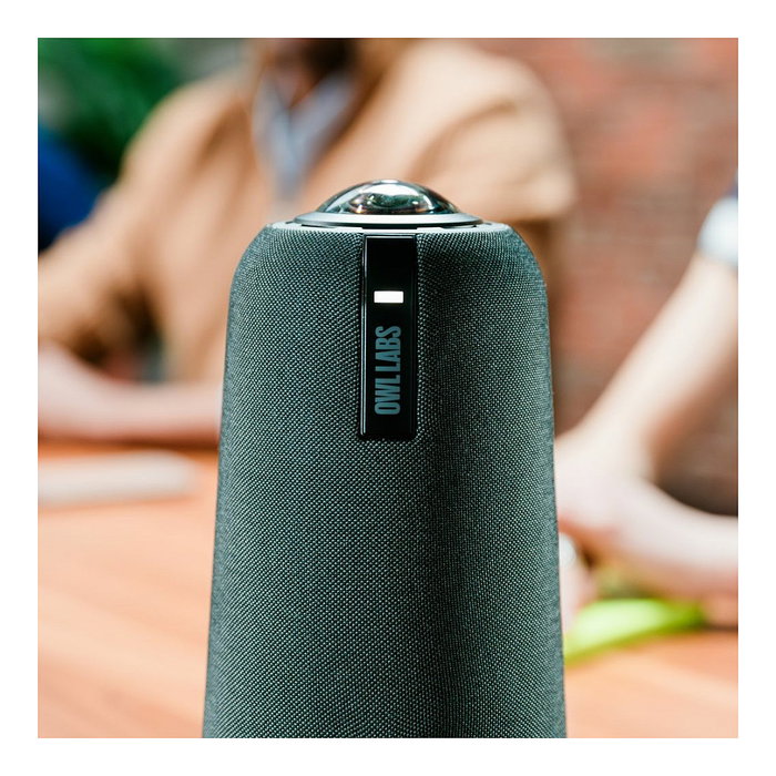 Owl Labs Meeting Owl 4+ Expansion Mic - Cámara Conferencia 4K, 360 grados, 64 MP, Wi-Fi, Audio Extendido a 2.5 m, con Micrófono Omnidireccional, USB-C