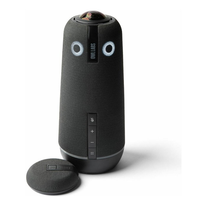 Owl Labs Meeting Owl 4+ Expansion Mic - Cámara Conferencia 4K, 360 grados, 64 MP, Wi-Fi, Audio Extendido a 2.5 m, con Micrófono Omnidireccional, USB-C