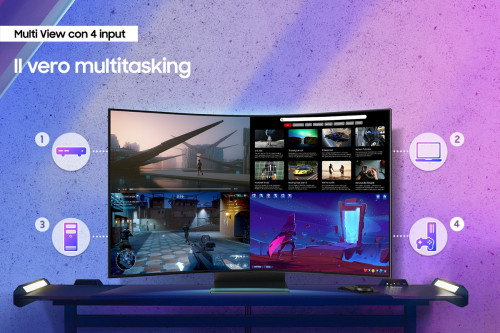 Samsung Odyssey S55CG970NU Pantalla para PC 55" (139,7 cm) 4K Ultra HD LED Negro Mate 165Hz 1ms Curva 1000R