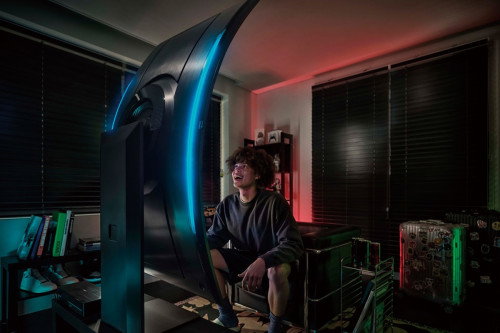 Samsung Odyssey S55CG970NU Pantalla para PC 55" (139,7 cm) 4K Ultra HD LED Negro Mate 165Hz 1ms Curva 1000R