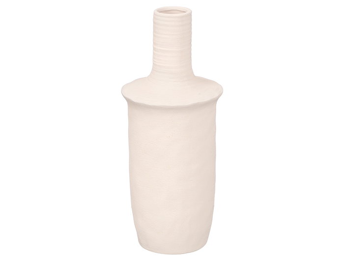 GIFTDECOR Jarrón Sahara Boca Estrecha Blanco Mediano GIFTDECOR Jarrón Sahara Boca Estrecha Blanco Mediano