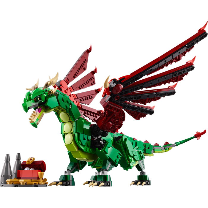 Lego Dragón Medieval 31161 Creator, Juego de Construcción, 3 Modelos en 1, Edad +9 Años