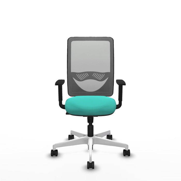 PIQUERAS Y CRESPO Silla de oficina Zulema con mecanismo Sincro, Turquesa y Gris PIQUERAS Y CRESPO Silla de oficina Zulema con mecanismo Sincro, Turquesa y Gris