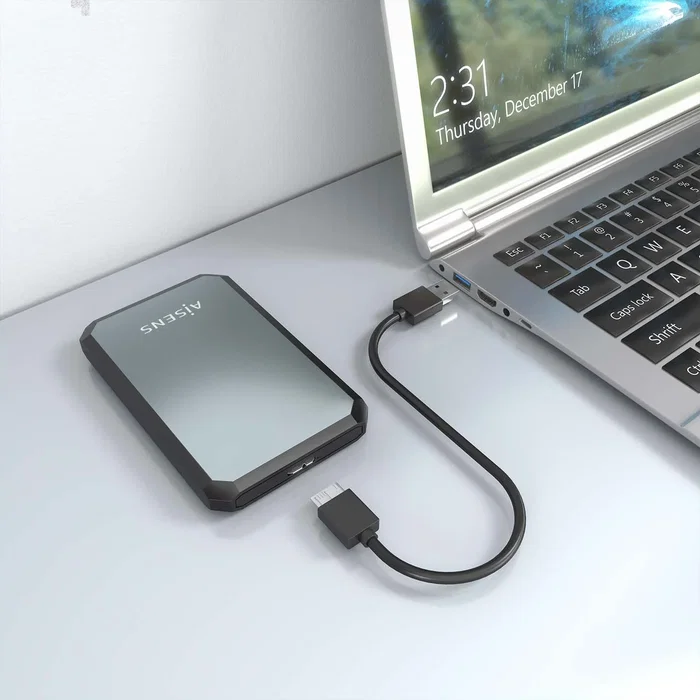 Aisens ASE-2529B Caja Externa 2.5'' SATA a USB 3.0/3.1 Gen 1 Negro-Gris Aisens ASE-2529B Caja Externa 2.5'' SATA a USB 3.0/3.1 Gen 1 Negro-Gris