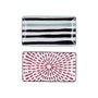 Bidasoa Set 2 Bandejas Porcelana Surtidas Zigzag Bicolor 20x11 cm