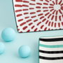 Bidasoa Set 2 Bandejas Porcelana Surtidas Zigzag Bicolor 20x11 cm