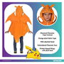 Liragram Disfraz Charizard Cape Unisex Talla 10-12 Años