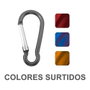 Edm Mosquetón MSQ04 de Aluminio Colores Surtidos 6 x 60 mm