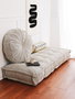 Atelier Del Sofa Cojín Boho Dokuma Gris Tela Teddy 180x22x68 cm