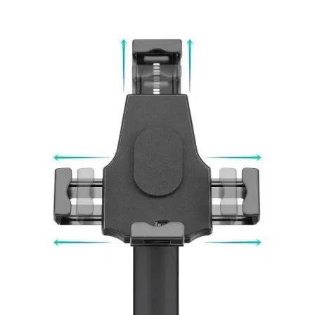 Tooq Soporte Sobremesa Profesional TQTDS0811 Tablet Antirrobo Ajustable para Comercios 7.9-10.5 Pulgadas Aluminio Negro