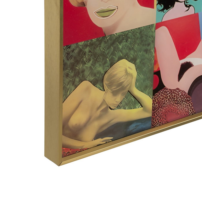 Cuadro Impresión Pop Art Cristal 80 X 80 cm Cuadro Impresión Pop Art Cristal 80 X 80 cm