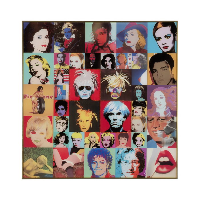 Cuadro Impresión Pop Art Cristal 80 X 80 cm Cuadro Impresión Pop Art Cristal 80 X 80 cm