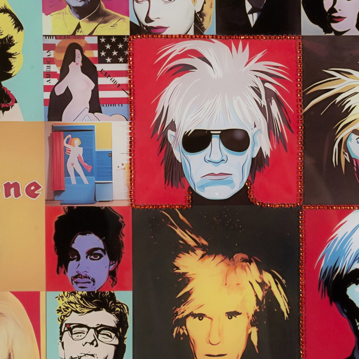 Cuadro Impresión Pop Art Cristal 80 X 80 cm Cuadro Impresión Pop Art Cristal 80 X 80 cm