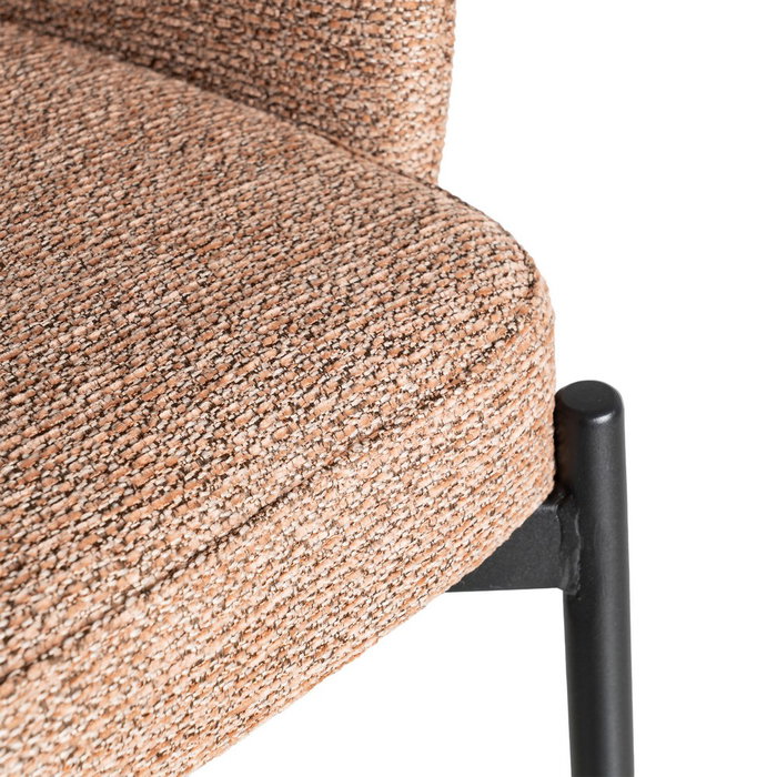 Taburete Jaspeado Rosa Tejido-Metal 48,50 X 48,50 X 95 cm (Set de 2)