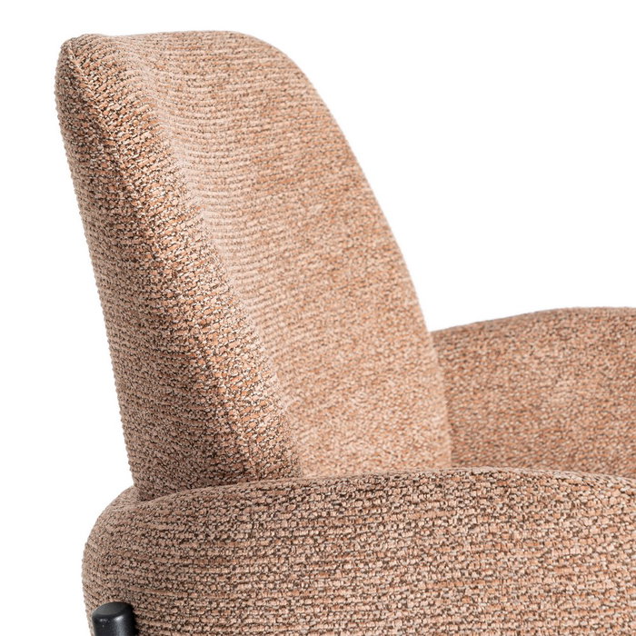 Taburete Jaspeado Rosa Tejido-Metal 48,50 X 48,50 X 95 cm (Set de 2)