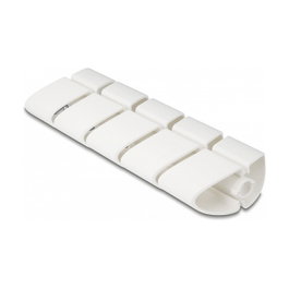 DeLOCK Elemento de montaje para canaleta de cables 75 x 45 mm, 5 piezas, Blanco