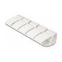 DeLOCK Elemento de montaje para canaleta de cables 75 x 45 mm, 5 piezas, Blanco