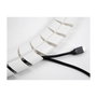 DeLOCK Elemento de montaje para canaleta de cables 75 x 45 mm, 5 piezas, Blanco