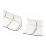 DeLOCK Elemento de montaje para canaleta de cables 75 x 45 mm, 5 piezas, Blanco