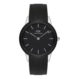 Daniel Wellington DW00100436 con correa de caucho negra