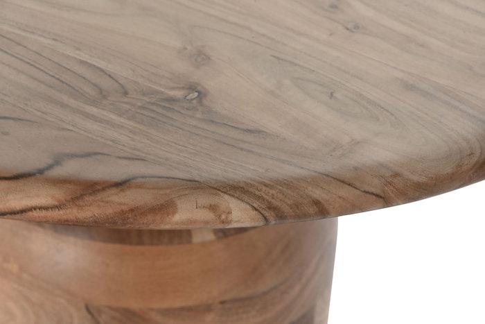 DKD Home Decor Mesa de Centro de Acacia Marrón y Natural 135x75x45 cm