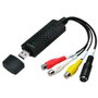 LogiLink Adaptador de captura de audio y vídeo USB 2.0 con 3xCinch y miniDIN5 ST-BU Negro