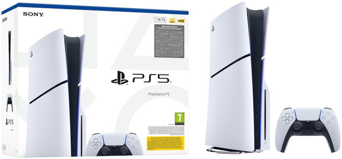 Sony PlayStation 5 Slim con 1 TB y mando DualSense