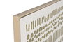 DKD Home Decor Set de 2 Cuadros sobre Lienzo Pintados a Mano (Blanco y Beige)