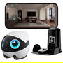 Enabot EBO Air 2 Plus Robot Mascota con Camara 3K, Vision Nocturna, WiFi 5 GHz, 137 Grados, 5000 mAh, Blanco/Negro - EBO Air2 Plus