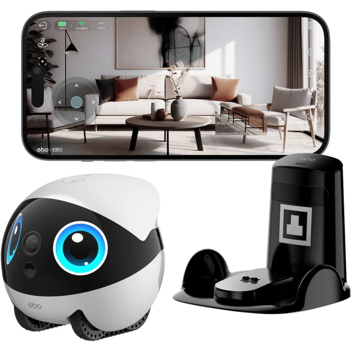 Enabot EBO Air 2 Plus Robot de Compañía con Cámara 3K Blanco