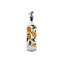 DKD Home Decor Aceitera Vinagrera Basicos Mediterraneo Amarillo Cristal Inox Pe 6 x 30.5 x 6 cm Capacidad 500ml Coleccion Limones 24