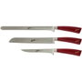 Berkel Elegance Red Ham-Set 3-tlg. Juego de cuchillos de acero inoxidable, 3 piezas, 26 cm