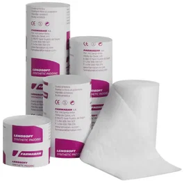 Farmaban Venda Almohadillada Lenosoft 10 cmx2,7 M - Guata Sintética Transpirable de 2.7 m para Almohadillado, Esterilizable por Autoclave