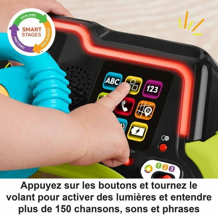 Fisher-Price Centro de actividades para el primer coche 'Ríe y aprende'