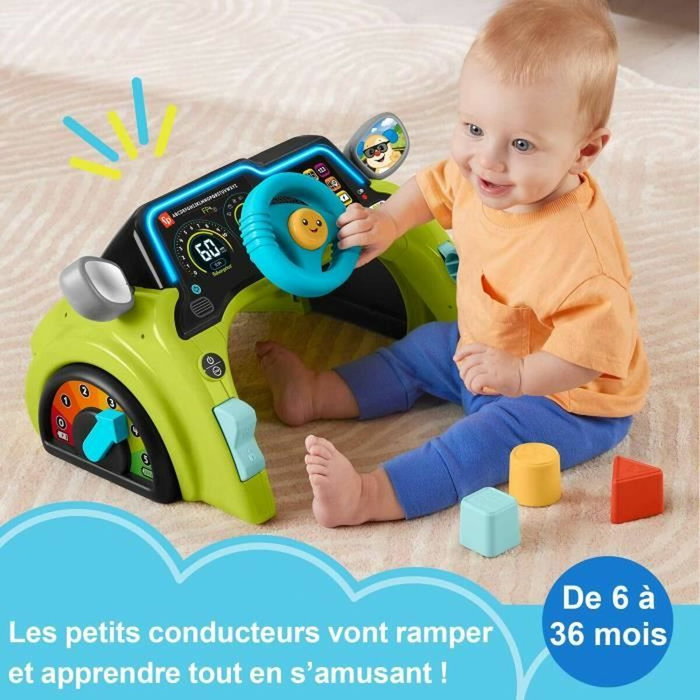 Fisher-Price Centro de actividades para el primer coche 'Ríe y aprende'