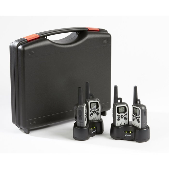 Stabo Freecomm 400 II Set de 4 dispositivos con maletín Stabo Freecomm 400 II Set de 4 dispositivos con maletín