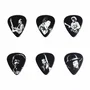Dunlop Jimi Hendrix Silver Portrait Heavy Pick Tin