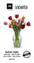 La Mediterranea Florero de Vidrio Violeta 26xø13cm (Pack de 6)