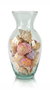 La Mediterranea Florero de Vidrio Violeta 26xø13cm (Pack de 6)