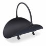 Edm Cesta metálica para leña, Negro, 48 x 35 x 38 cm