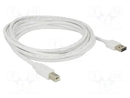 DeLOCK Cable EASY-USB 2.0 Tipo-A a USB Tipo-B 3 m Blanco